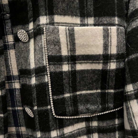 Zara Rhinestone Shacket - Picture 2 of 3